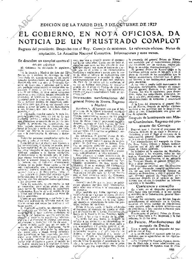 ABC MADRID 03-10-1927 página 15