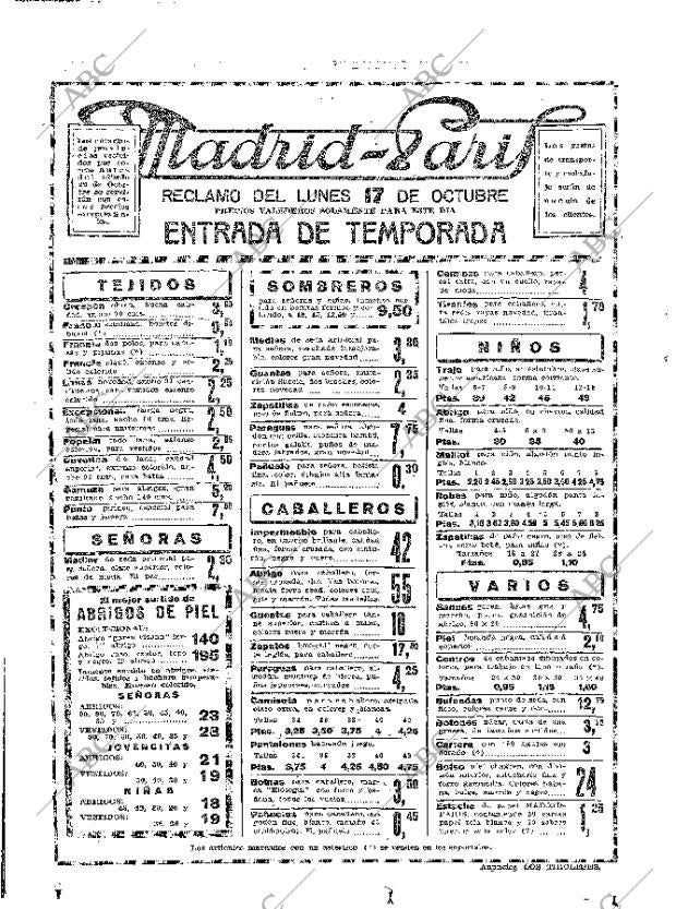 ABC MADRID 16-10-1927 página 34