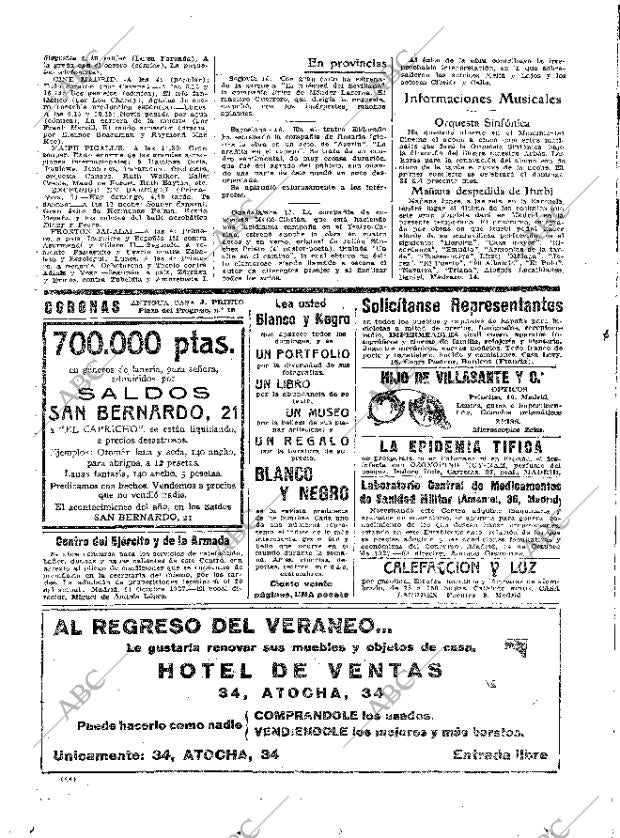 ABC MADRID 16-10-1927 página 44