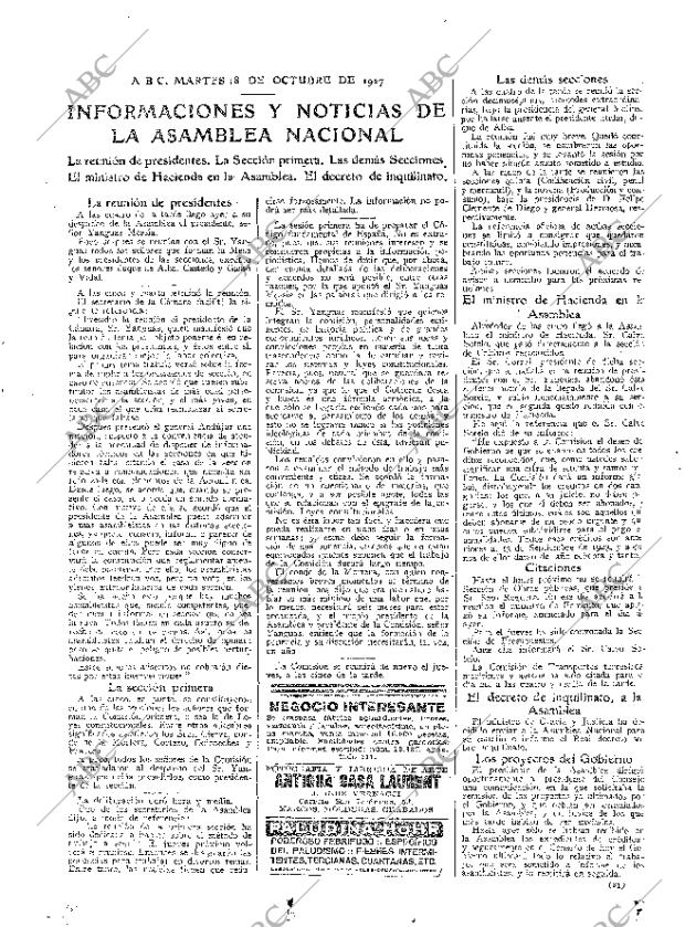 ABC MADRID 18-10-1927 página 21