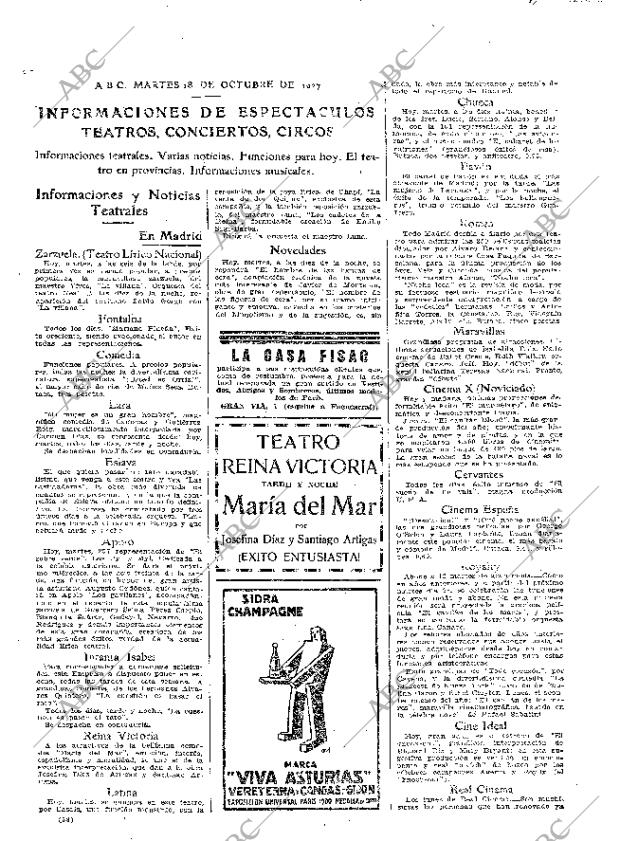 ABC MADRID 18-10-1927 página 38