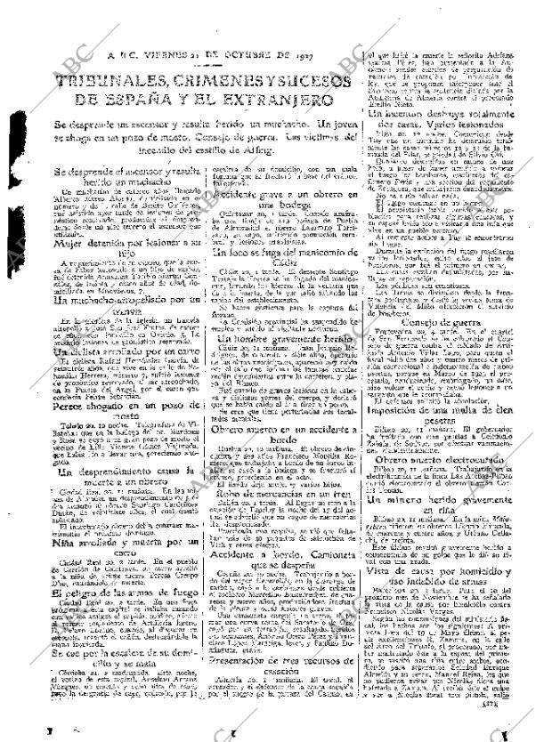 ABC MADRID 21-10-1927 página 27