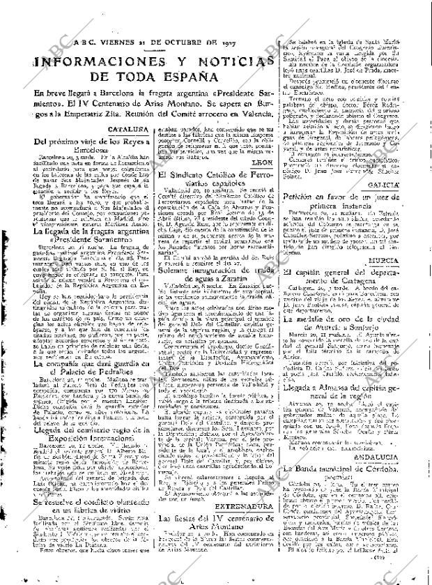 ABC MADRID 21-10-1927 página 29