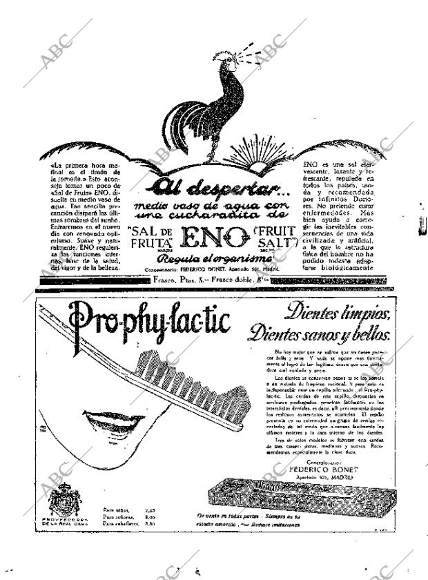 ABC MADRID 22-10-1927 página 2