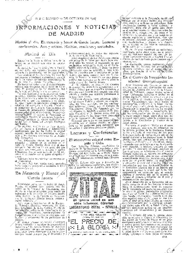 ABC MADRID 22-10-1927 página 25