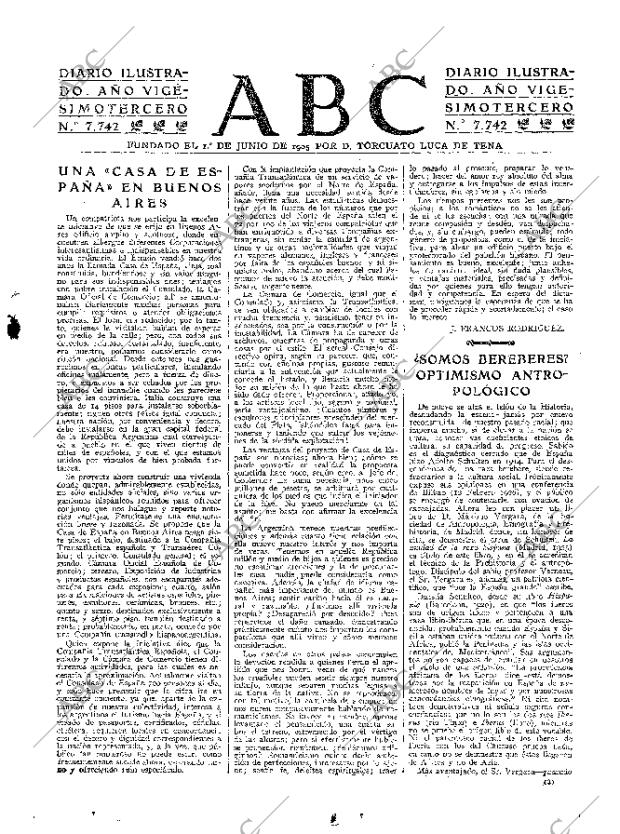 ABC MADRID 22-10-1927 página 3