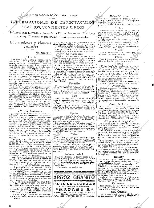 ABC MADRID 22-10-1927 página 36