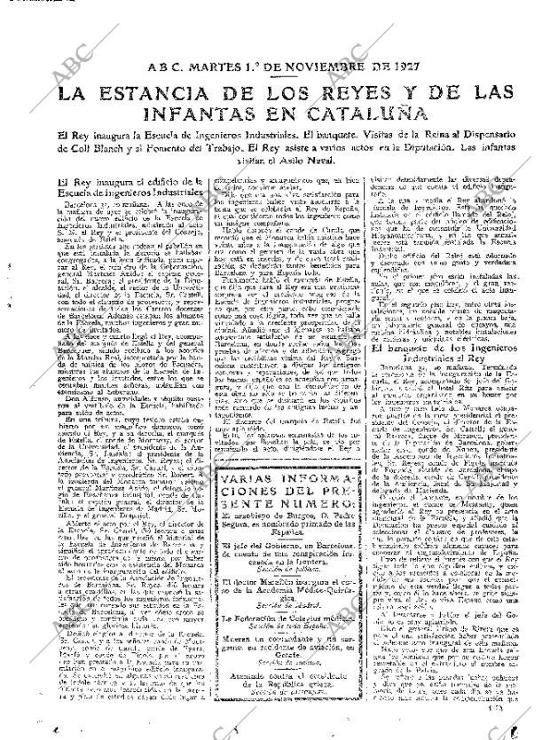 ABC MADRID 01-11-1927 página 19