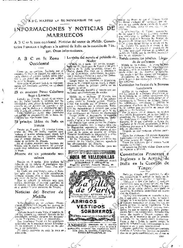 ABC MADRID 01-11-1927 página 25