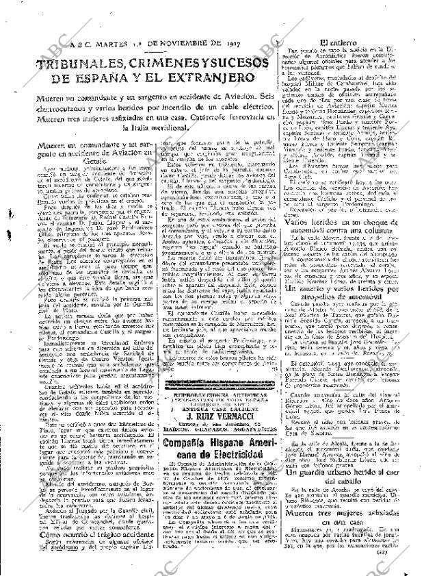 ABC MADRID 01-11-1927 página 33