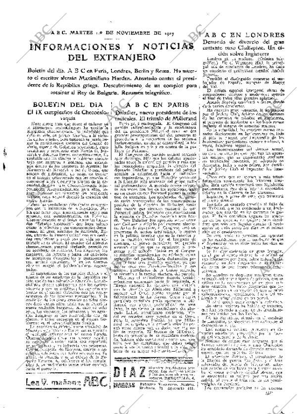 ABC MADRID 01-11-1927 página 37