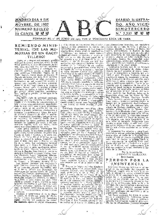 ABC MADRID 09-11-1927 página 3