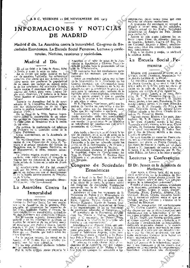 ABC MADRID 11-11-1927 página 21