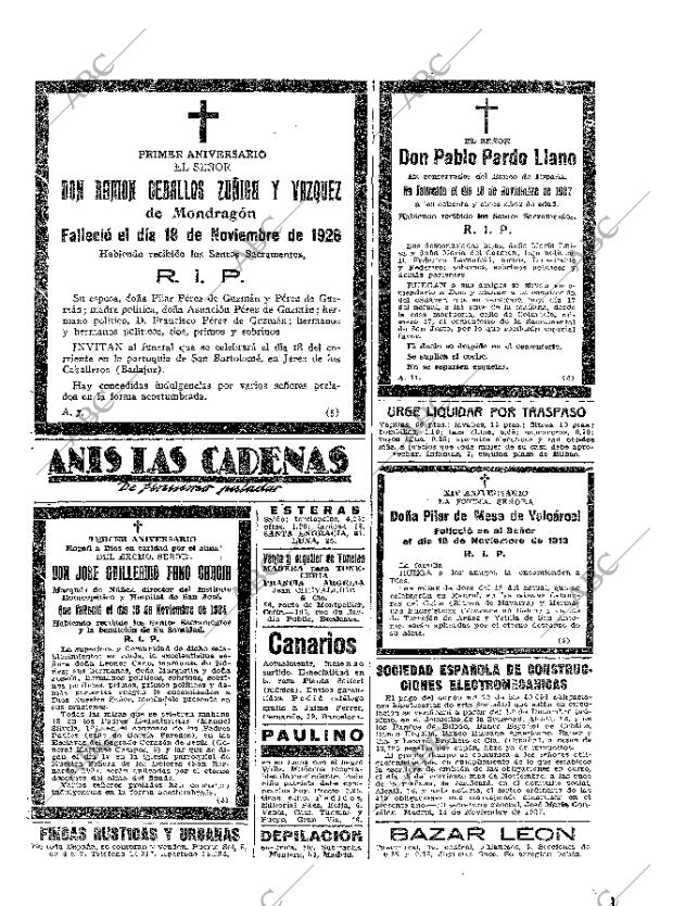 ABC MADRID 17-11-1927 página 39