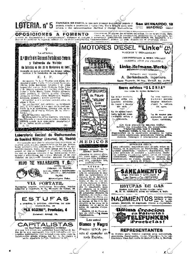 ABC MADRID 20-11-1927 página 50