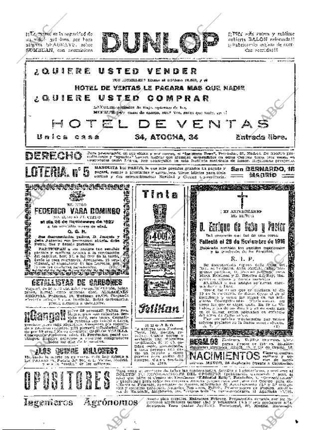 ABC MADRID 27-11-1927 página 59