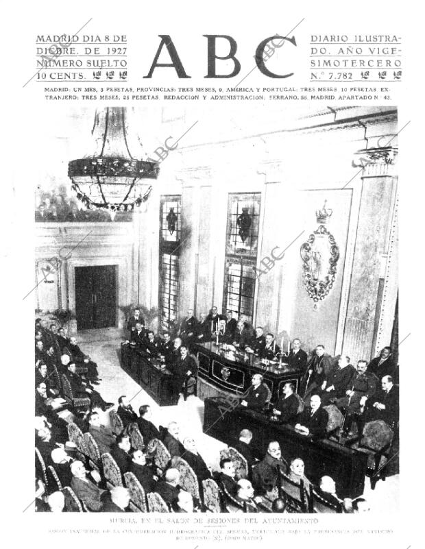 ABC MADRID 08-12-1927 página 1