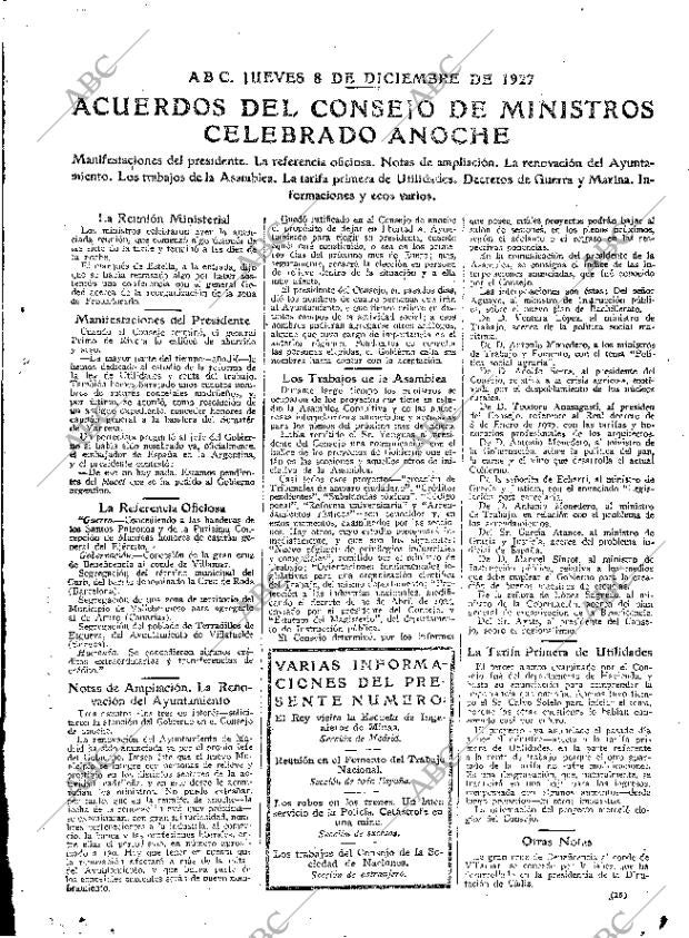ABC MADRID 08-12-1927 página 15