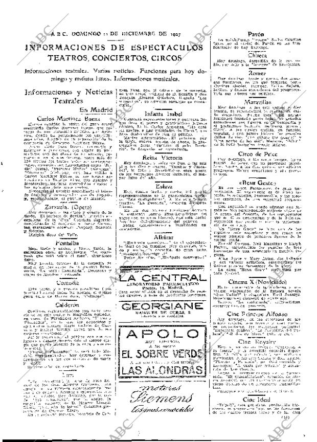 ABC MADRID 11-12-1927 página 45