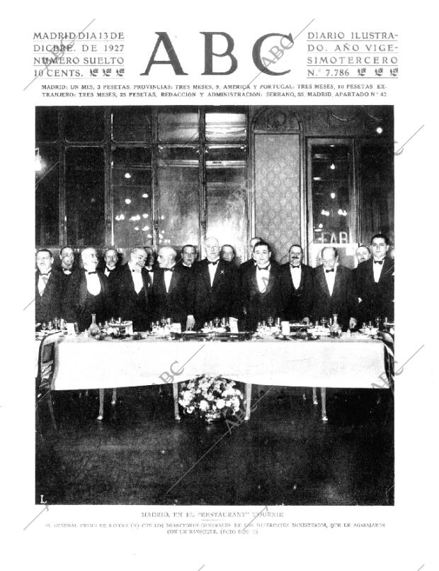 ABC MADRID 13-12-1927 página 1