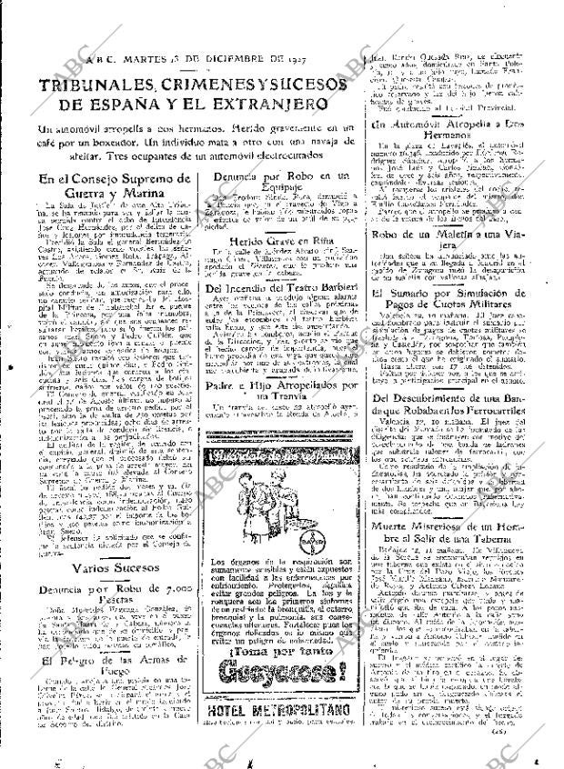 ABC MADRID 13-12-1927 página 25