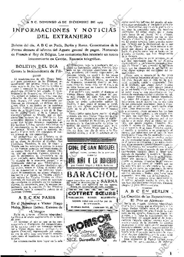 ABC MADRID 18-12-1927 página 45