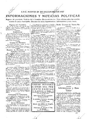 ABC MADRID 20-12-1927 página 17