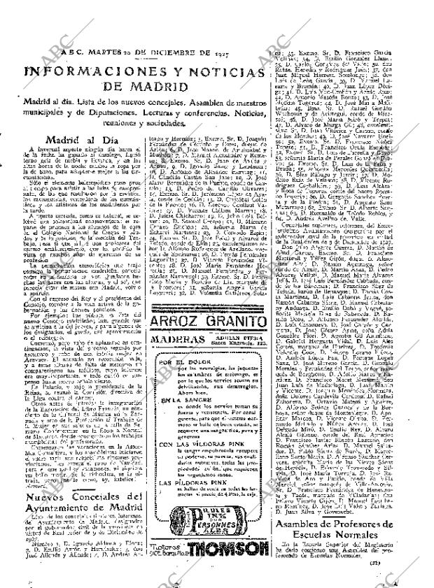 ABC MADRID 20-12-1927 página 21