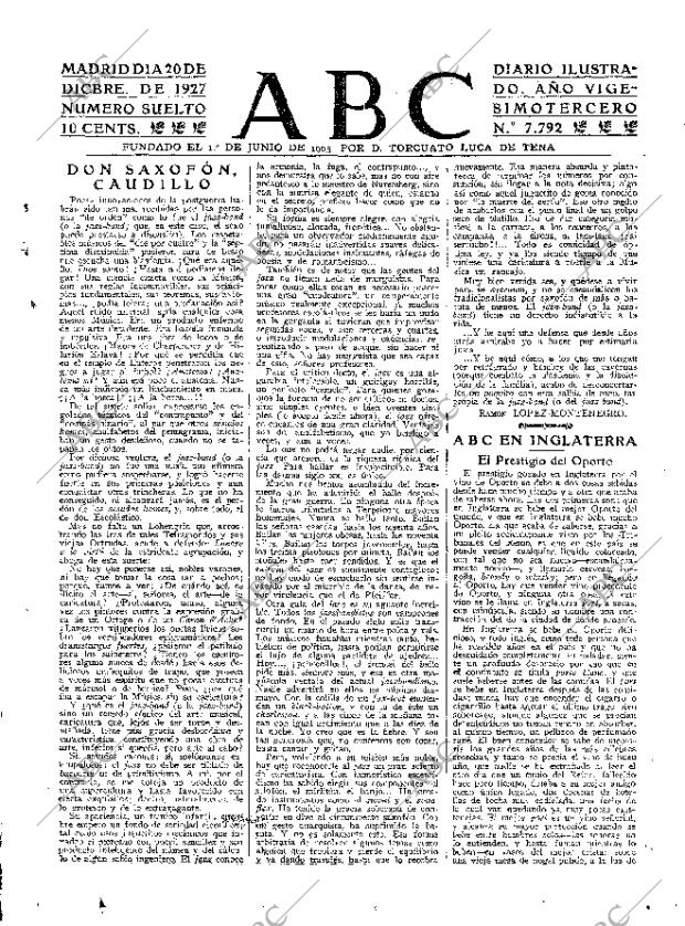 ABC MADRID 20-12-1927 página 3