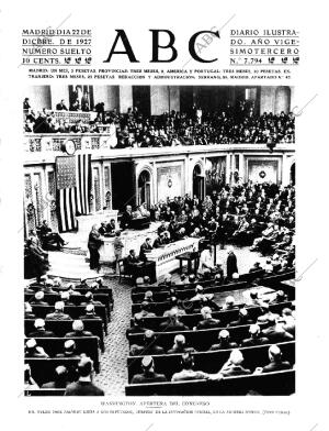 ABC MADRID 22-12-1927