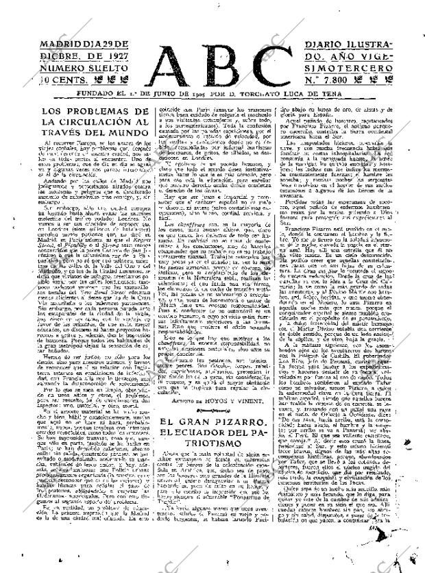 ABC MADRID 29-12-1927 página 3