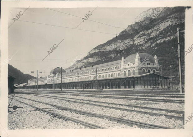 La estación internacional de Canfranc