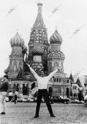 Antonio Ruiz El Bailarín en la Plaza Roja de Moscú