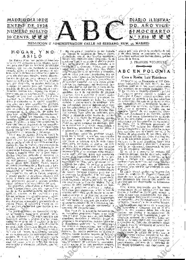 ABC MADRID 10-01-1928 página 3