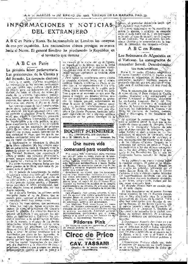 ABC MADRID 10-01-1928 página 33