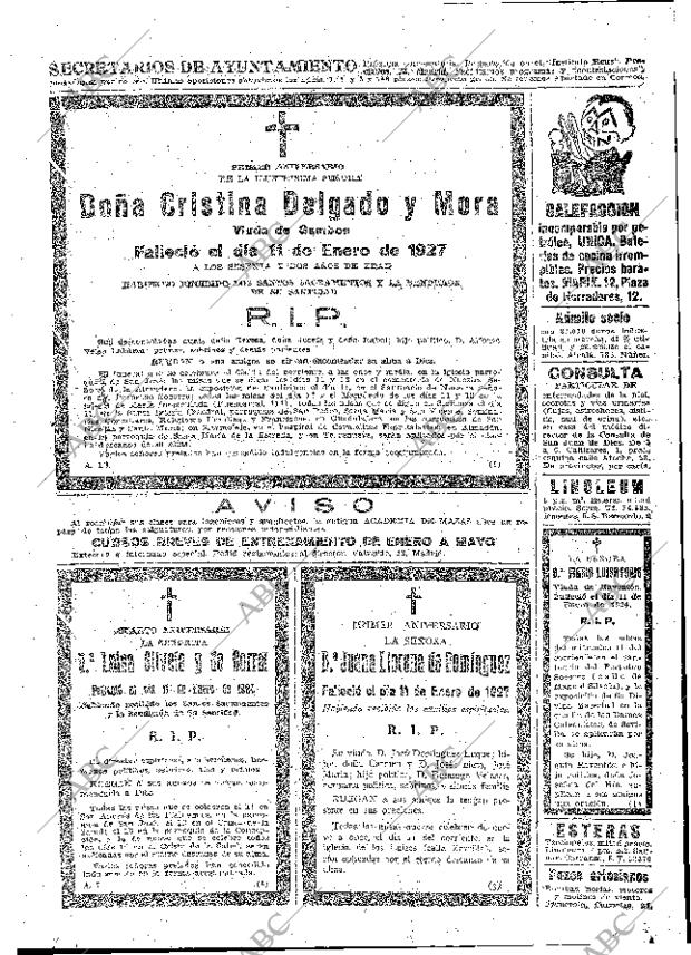 ABC MADRID 10-01-1928 página 44