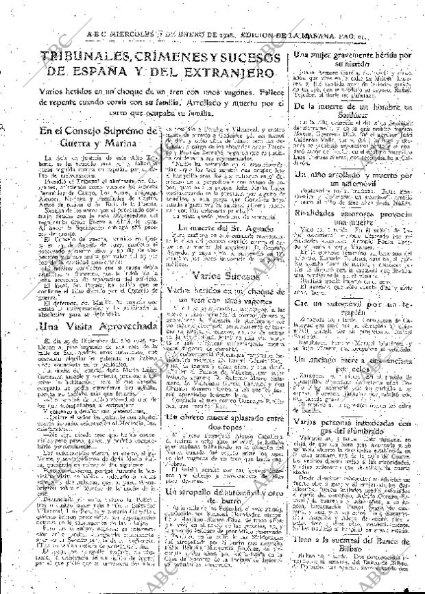 ABC MADRID 11-01-1928 página 21