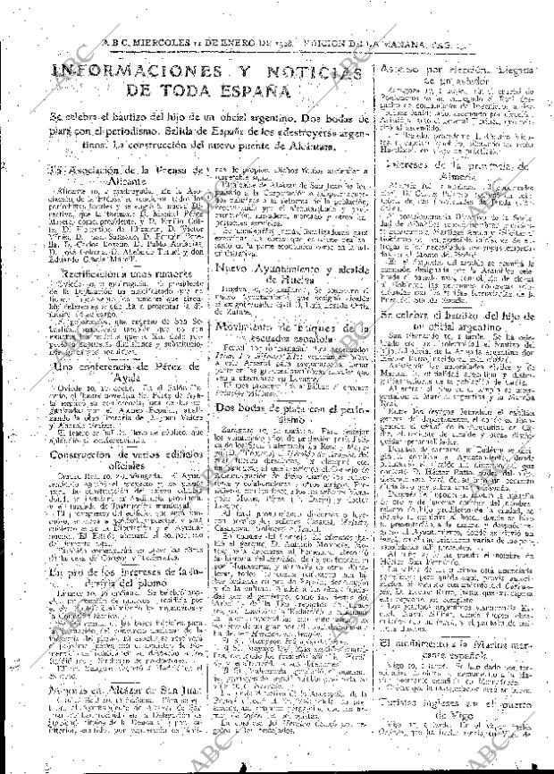 ABC MADRID 11-01-1928 página 25