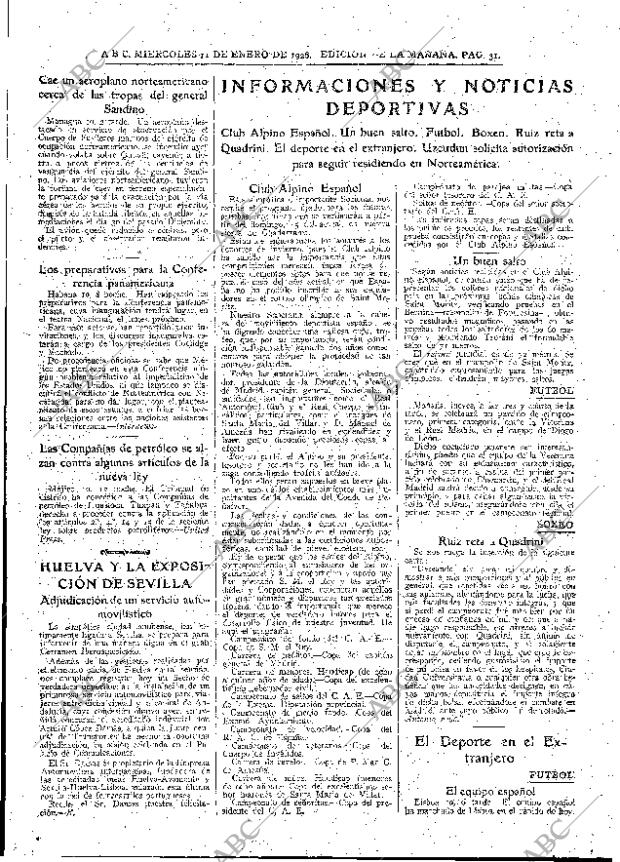 ABC MADRID 11-01-1928 página 31