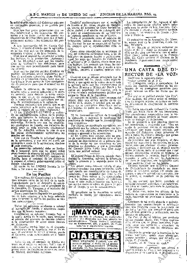 ABC MADRID 17-01-1928 página 19
