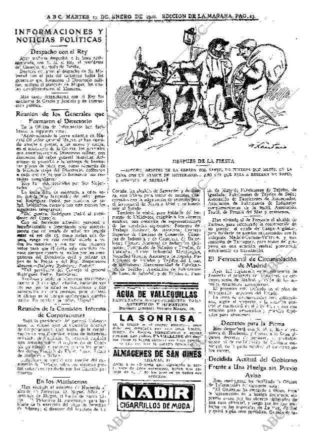 ABC MADRID 17-01-1928 página 23