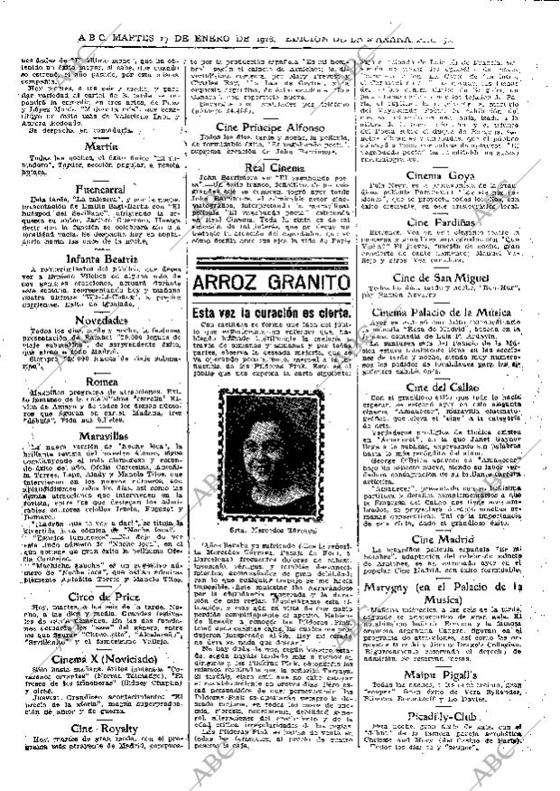 ABC MADRID 17-01-1928 página 38