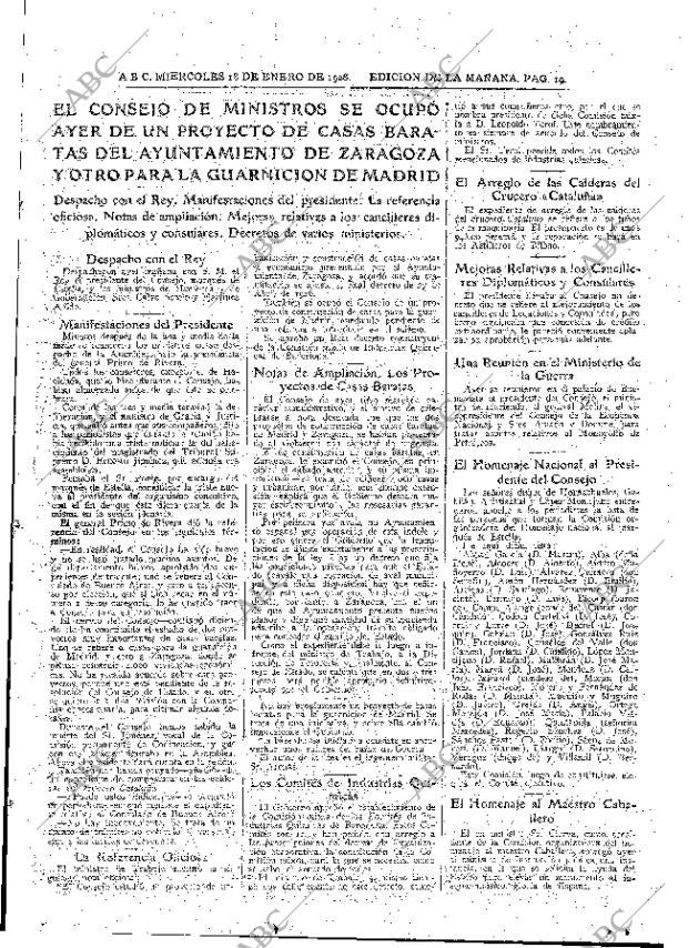 ABC MADRID 18-01-1928 página 13