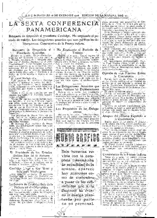 ABC MADRID 18-01-1928 página 15