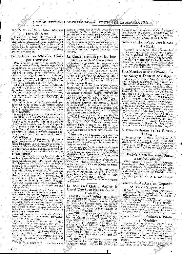 ABC MADRID 18-01-1928 página 22