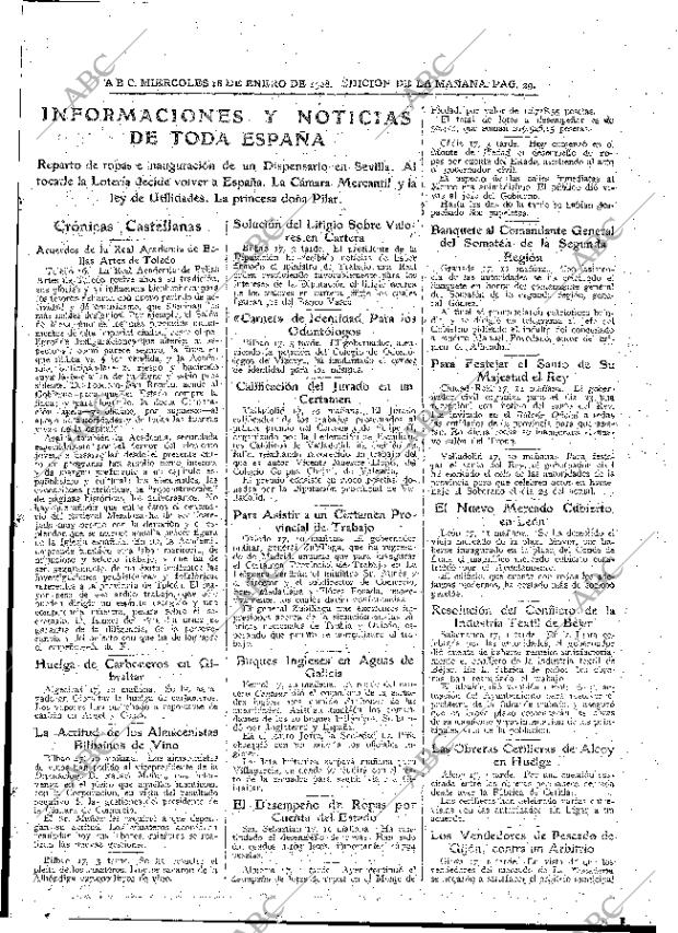 ABC MADRID 18-01-1928 página 23