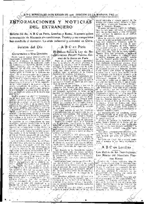 ABC MADRID 18-01-1928 página 25