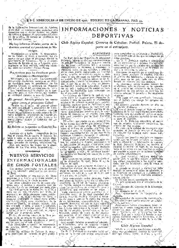 ABC MADRID 18-01-1928 página 27