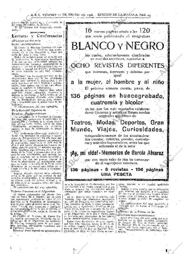 ABC MADRID 20-01-1928 página 23