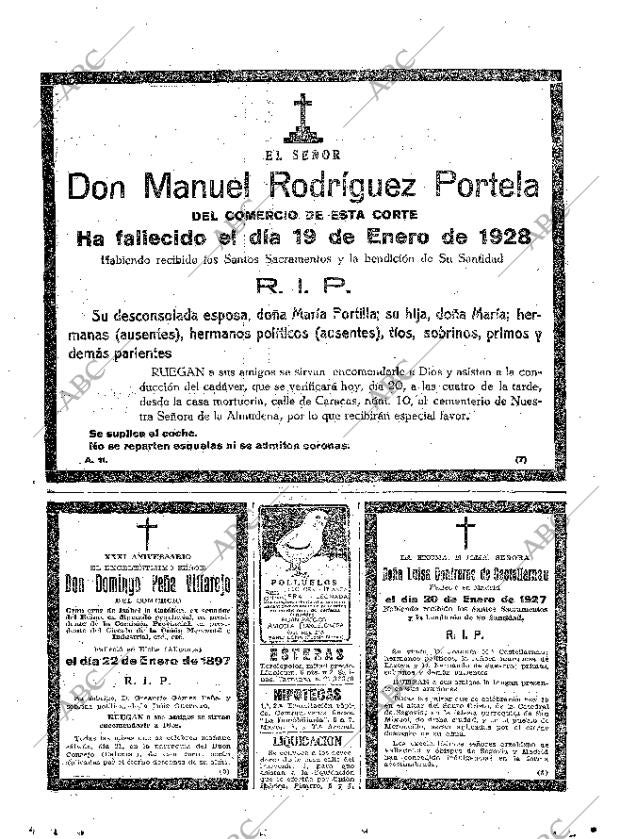 ABC MADRID 20-01-1928 página 45